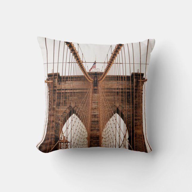 MANHATTAN BRIDGE NEW YORK CUSHION (Front)