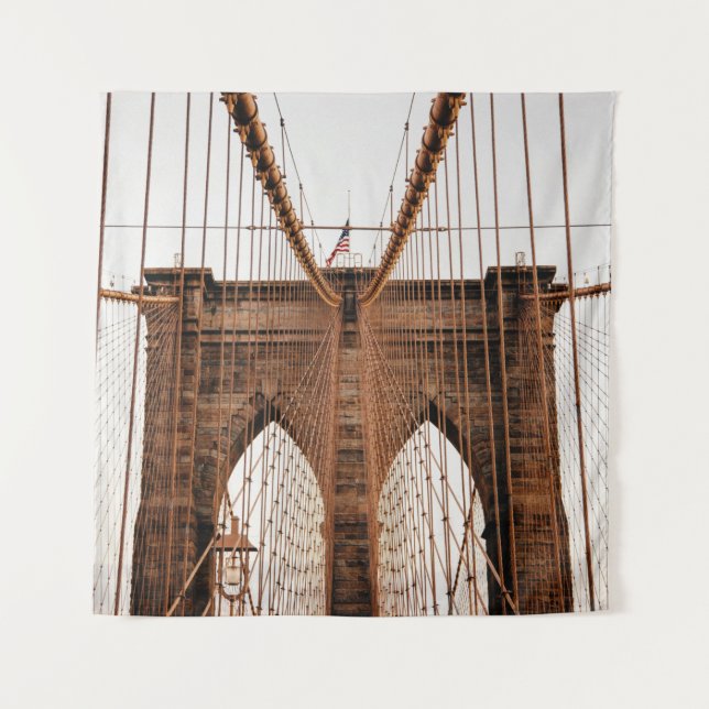 MANHATTAN BRIDGE NEW YORK TAPESTRY (Front)