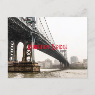 Manhattan Bridge Postcard