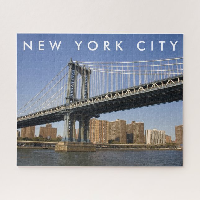 Manhattan Bridge the East River | New York City Jigsaw Puzzle (Horizontal)