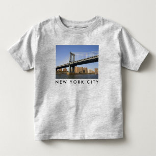Manhattan Bridge the East River   New York City Toddler T-Shirt