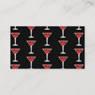 Manhattan Cocktail Bartender Alcohol Liquor Lovers Business Card