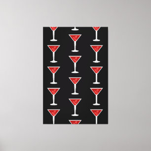 Manhattan Cocktail Bartender Alcohol Liquor Lovers Canvas Print