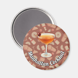 Manhattan Cocktail Magnet
