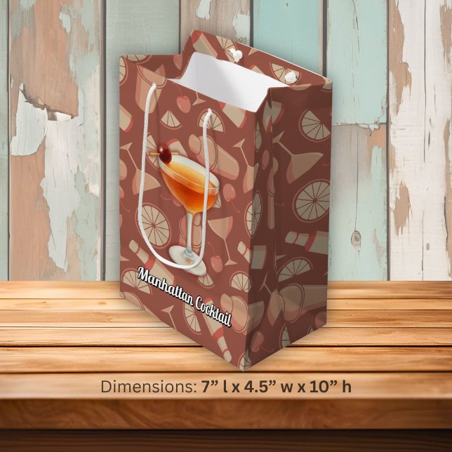 Manhattan Cocktail Medium Gift Bag (Creator Uploaded)