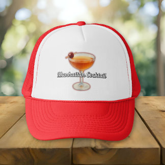Manhattan Cocktail Trucker Hat