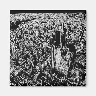 Manhattan designed magnet