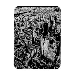 Manhattan designed magnet