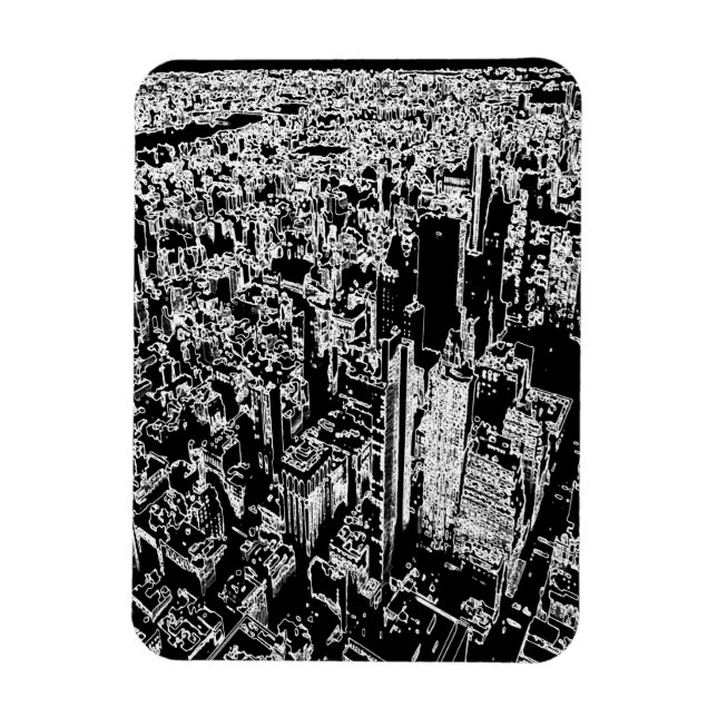 Manhattan designed magnet (Vertical)