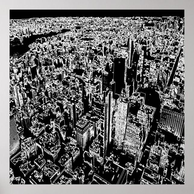 Manhattan designed poster (Front)