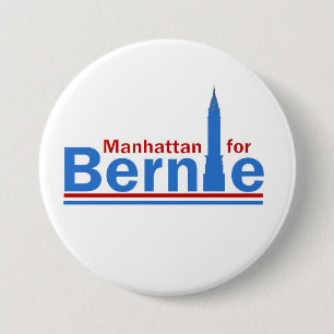 Manhattan for Bernie 7.5 Cm Round Badge