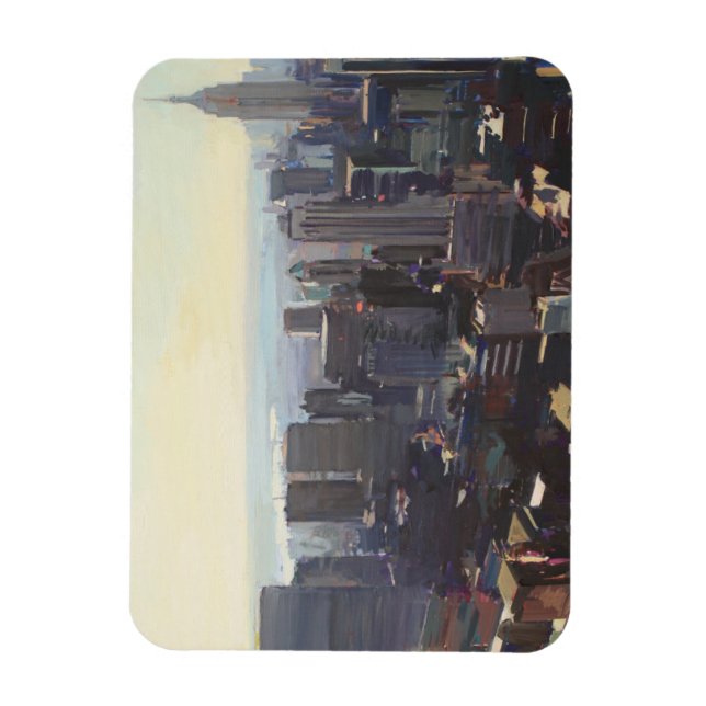 Manhattan from the Rockefeller Building 2012 Magnet (Vertical)