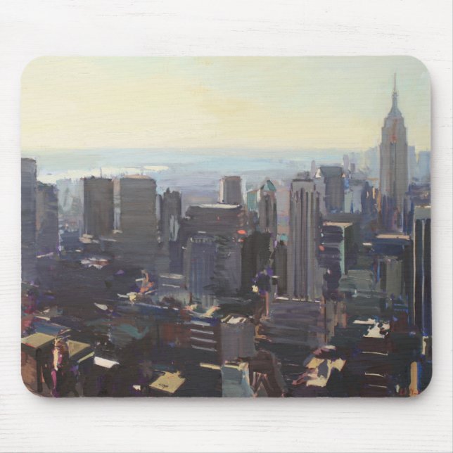 Manhattan from the Rockefeller Building 2012 Mouse Pad (Front)