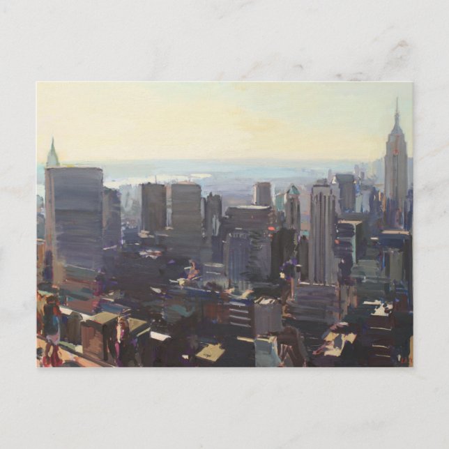 Manhattan from the Rockefeller Building 2012 Postcard (Front)
