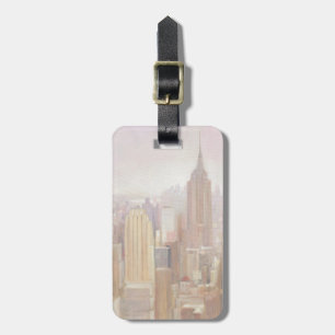 Manhattan in the Mist New York City Luggage Tag