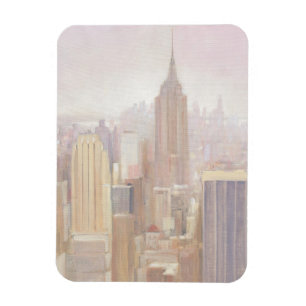Manhattan in the Mist   New York City Magnet
