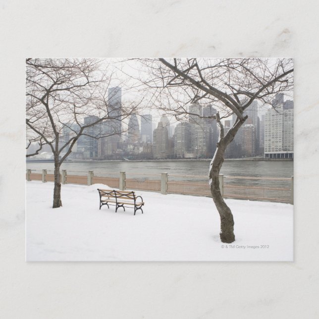 Manhattan in the Winter Postcard (Front)