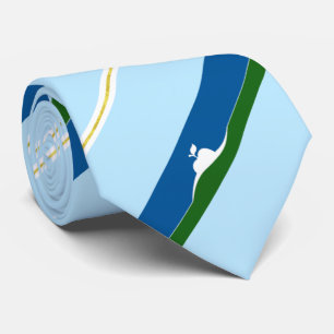 Manhattan (Kansas) city flag Neck Tie