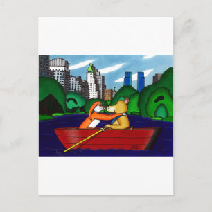 Manhattan Kiss Postcard