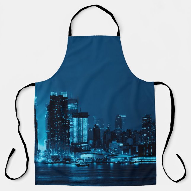 Manhattan midtown skyscrapers and New York City sk Apron (Front)