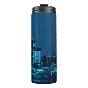 Manhattan midtown skyscrapers and New York City sk Thermal Tumbler