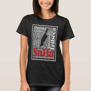 Manhattan Neighbourhoods New York City T-Shirt