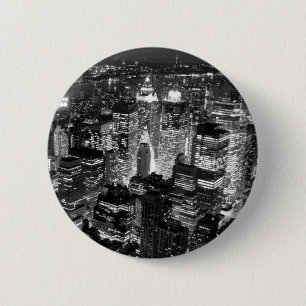 Manhattan New York City 6 Cm Round Badge