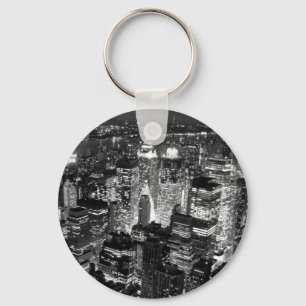 Manhattan New York City Key Ring