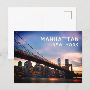 Manhattan - New York City Postcard