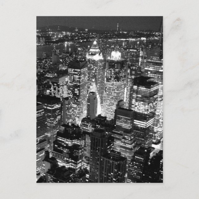 Manhattan New York City Postcard (Front)