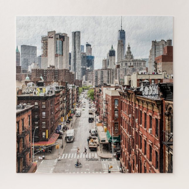 Manhattan, New York cityscape photograph  Jigsaw Puzzle (Vertical)