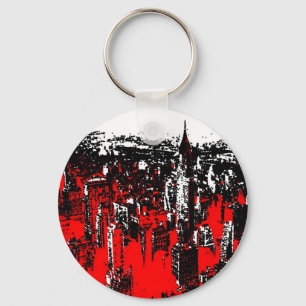 Manhattan New York Key Ring