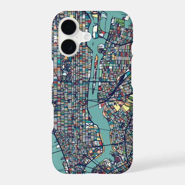 Manhattan New York Map (Back)