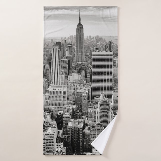 Manhattan, New York (panorama) Bath Towel (Bath Towel)
