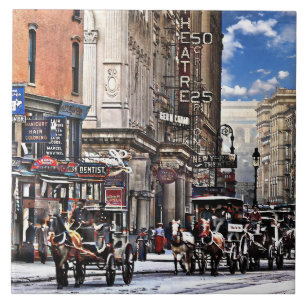 Manhattan NY – Long Acre Square New York c1905 Ceramic Tile