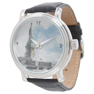 Manhattan Nyc Liberty Statue Watch
