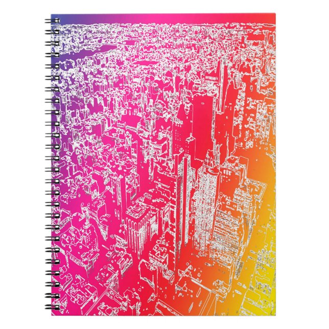 Manhattan rainbow notebook (Front)