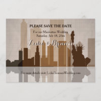 Manhattan Save the Date Announcement