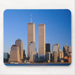 Manhattan Skyline and Hudson River, New York, 2 Mouse Pad