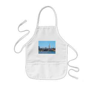 Manhattan Skyline as Seen From Hoboken, NJ Kids Apron