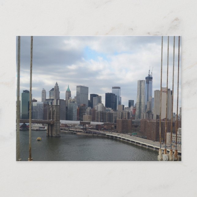 Manhattan skyline New York Postcard (Front)