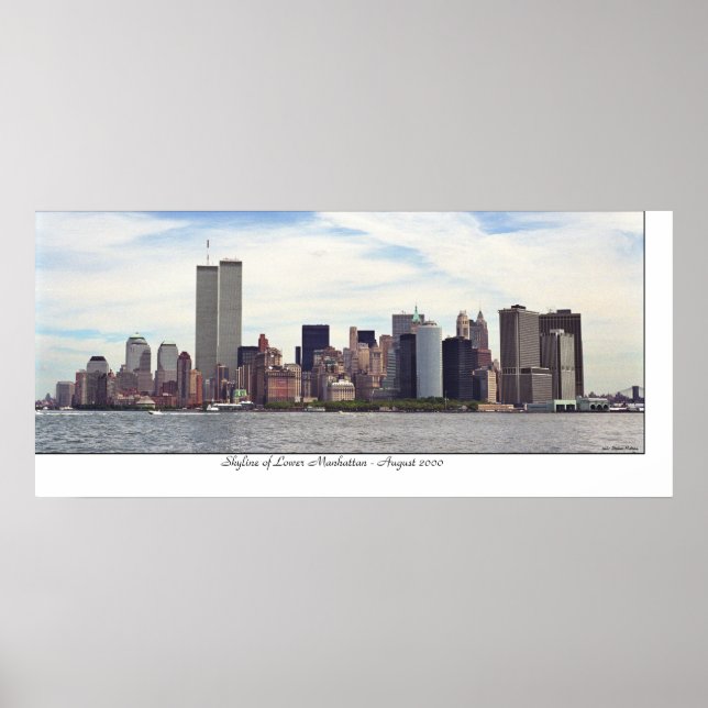Manhattan Skyline Poster (Front)