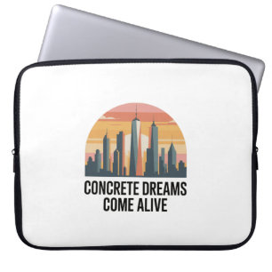Manhattan State of Mind New York Laptop Sleeve