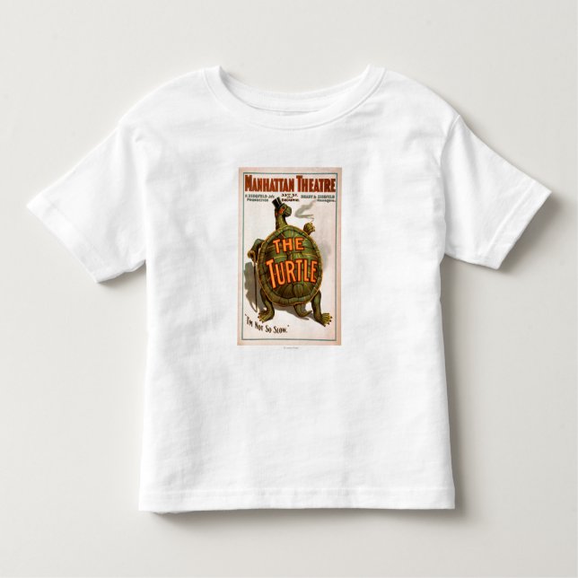 Manhattan Theatre New York Broadway The Turtle Toddler T-Shirt (Front)