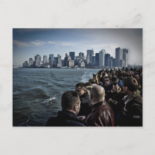 Manhattan Tourists Postcard