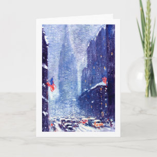 Manhattan Winter Scene. Christmas Cards
