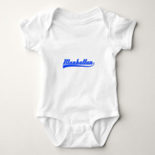 Manhattan With Swash Baby Bodysuit