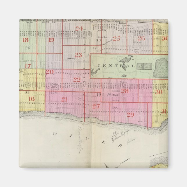 Manhatten, New York 10 Magnet (Front)