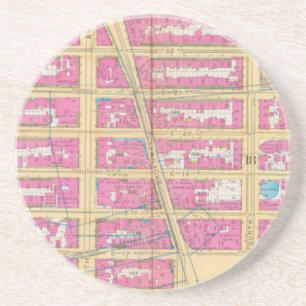 Manhatten, New York 12 Coaster