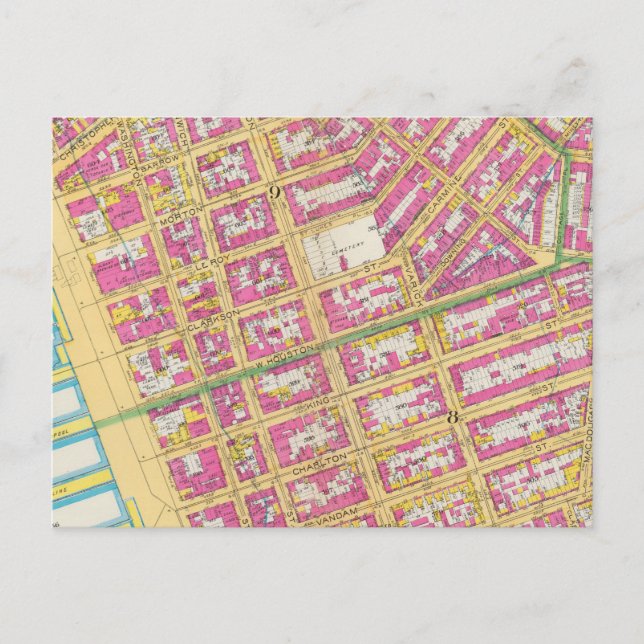 Manhatten, New York 14 Postcard (Front)